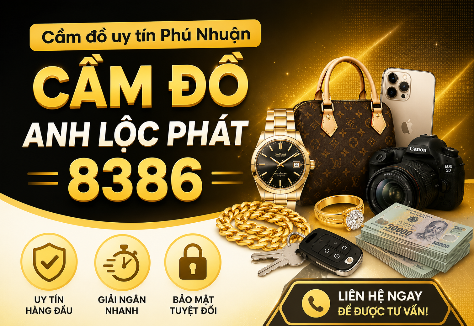 Cầm đồ uy tín Phú Nhuận – Giải pháp tài chính nhanh, an toàn và minh bạch tại TP.HCM